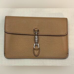 GUCCI Jackie Vintage Leather Clutch Purse Wallet